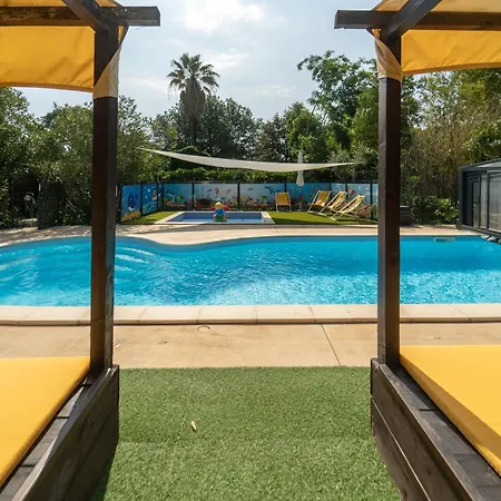 Gite Imagine Roussillon Privee Avec Piscine - 4 Personnes דירה